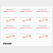 Drink Sticker Marker Naam Funny Christmas Gezegde (Vel)