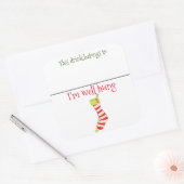 Drink Sticker Marker Naam Funny Christmas Gezegde (Envelop)