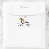 Drink Sticker Marker Naam Grappige Kerst Uitdrukki (Tas)