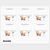 Drink Sticker Marker Naam Kerst Labels Partij (Vel)