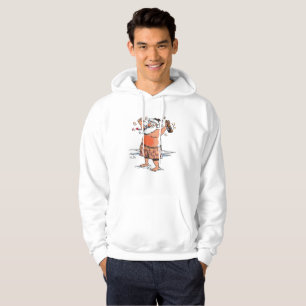 Drink sweatshirt met witte haak