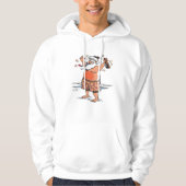 Drink sweatshirt met witte haak (Voorkant)