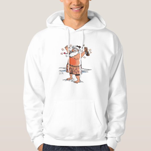 Drink sweatshirt met witte haak (Voorkant)