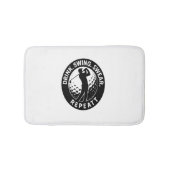 Drink Swing Swear Repeat Golf Badmat (Voorkant)