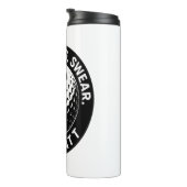 Drink Swing Swear Repeat Golf Thermosbeker (Geroteerd rechts)