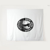 Drink Swing Swear Repeat Golf Wandkleed (Voorkant (horizontaal))
