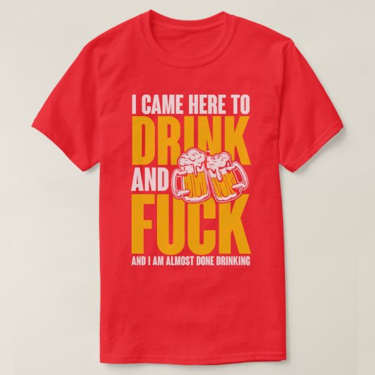 Drink T-shirt (Design voorkant)
