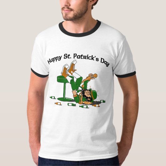 Drink T-shirt van Leprechaun (Voorkant)