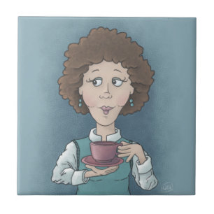 Drink Tea Ceramic Tile Tegeltje