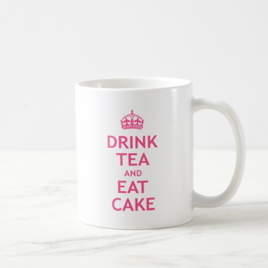 Drink Tea en Eat Cake Koffiemok (Rechts)