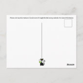 Drink Tea Feline Fine - Briefkaart (Achterkant)