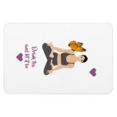 Drink tea laat het slogan Yoga Butterfly Love zijn Magneet (Horizontaal)