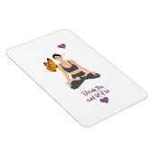 Drink tea laat het slogan Yoga Butterfly Love zijn Magneet (Rechterzijde)