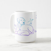 Drink Tea Save Animals en Naps Koffiemok (Voorkant links)