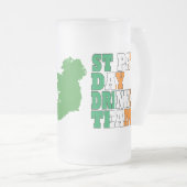 Drink team op St. Pats-dag Matglas Bierpul (Voorkant rechts)