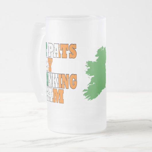 Drink team op St. Pats-dag Matglas Bierpul (Voorkant links)