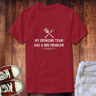 Drink team ・ probleem BBQ T-shirt