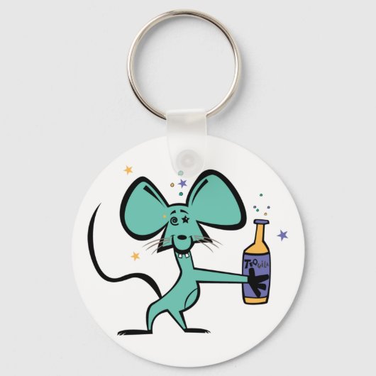 Drink Tequila Mouse Sleutelhanger (Voorkant)