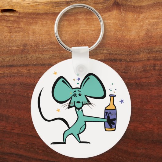 Drink Tequila Mouse Sleutelhanger (Voorkant)