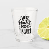 Drink Tequila Shot Glass opslaan Shot Glas (Voorkant)