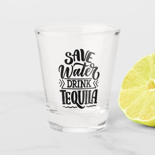 Drink Tequila Shot Glass opslaan Shot Glas (Voorkant)