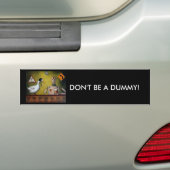 Drink Test Dummy Bumpersticker (Op auto)