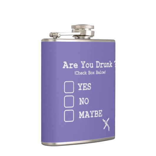 Drink Test Funny Booze Whiskey Heupfles (Rechts)