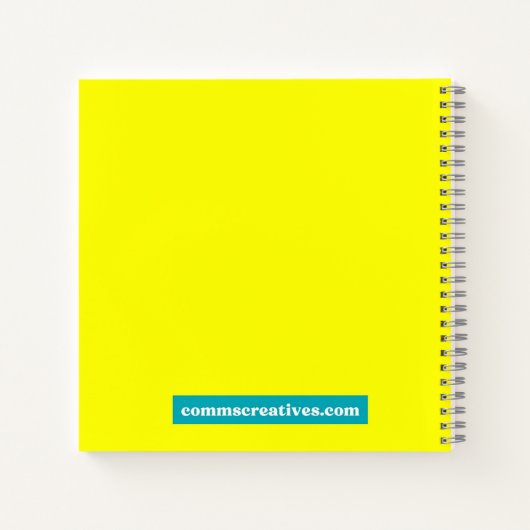 Drink thee comms notitieblok notitieboek (Achterkant)