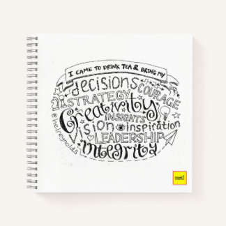 Drink thee comms notitieblok notitieboek