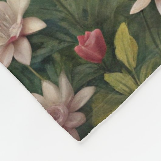 Drink thee in de tuin fleece deken (Hoek)