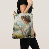 Drink thee in de tuin tote bag (Dichtbij)