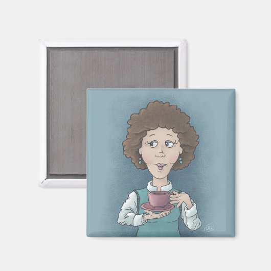 Drink theemagneet magneet (Voorkant / Achterkant)