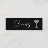 Drink Ticket Proost Bruiloft Receptie Mini Kaart (Voorkant)