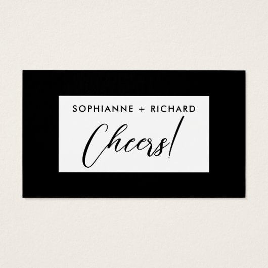 Drink Ticket Visitekaartje (Achterkant)