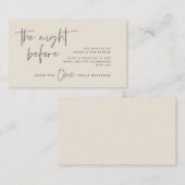 Drink Ticket, Volwassen Drank, Bruiloft Bar Party Informatiekaartje (Voorkant / Achterkant)