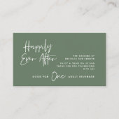 Drink Ticket, Volwassen Drankje, Happily Ever Afte Informatiekaartje (Voorkant)