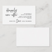 Drink Ticket, Volwassenen drankje, Happily Ever Af Informatiekaartje (Voorkant / Achterkant)