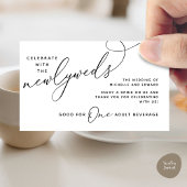 Drink Ticket Volwassenen drankje Happily Ever Afte Informatiekaartje