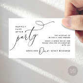 Drink Ticket Volwassenen drankje Happily Ever Afte Informatiekaartje