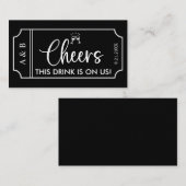 Drink Ticket Voucher (Voorkant / Achterkant)