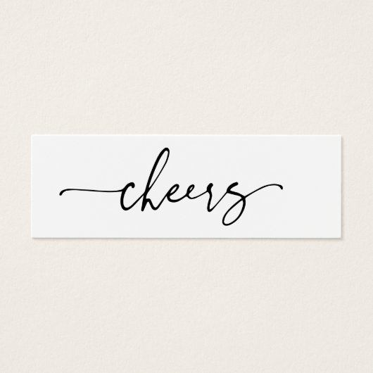 Drink Ticket Wedding Reception Bar symbolische kaa Mini Visitekaartjes