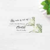 Drink Tickets | Abstract Griekenland, Foliage Bouq Mini Visitekaartjes (Bureau)