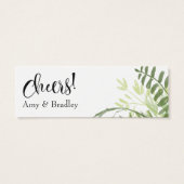 Drink Tickets | Abstract Griekenland, Foliage Bouq Mini Visitekaartjes (Achterkant)