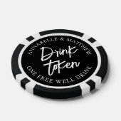 Drink Token Wedding Photo (Enkel)