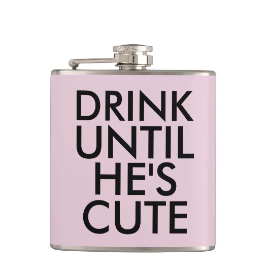DRINK TOT HIJ'S KUSTVLERK IS HEUPFLES (Voorkant)