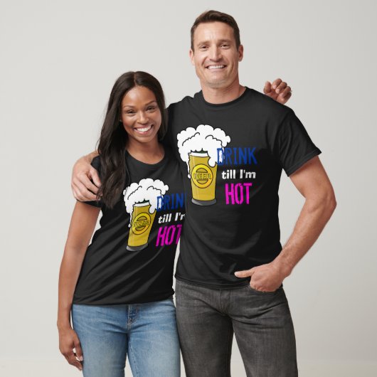 Drink tot ik heet ben! t-shirt (Unisex)