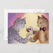 Drink tot mij Alleen met Uw ogen BRIEFKAART (Voorkant / Achterkant)