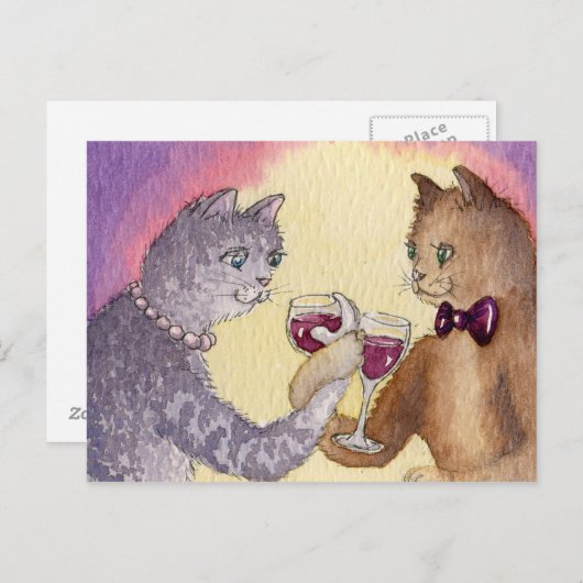 Drink tot mij Alleen met Uw ogen BRIEFKAART (Voorkant / Achterkant)