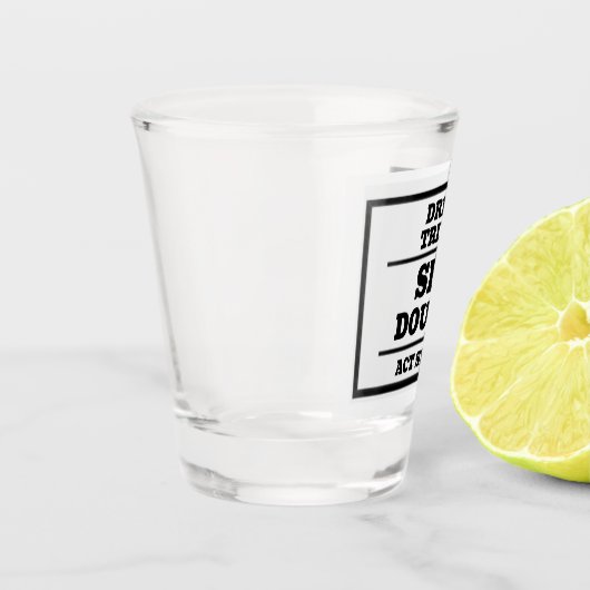 Drink Triple Shot glas (Links)