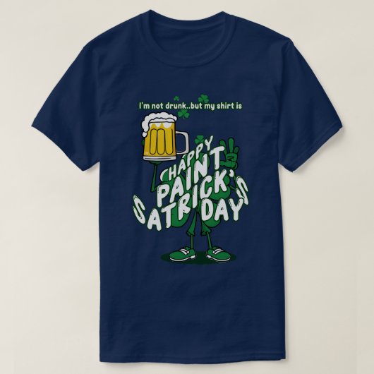 Drink TShirt Saint Patricks Day Shamrock (Design voorkant)